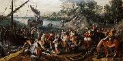 Joachim Beuckelaer Miraculous Draught of Fishes oil